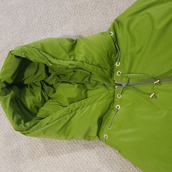 NWT Oversized Statement Hooded Puffer Jacket (Olive Green) - Lattelier - Picture 12 of 13
